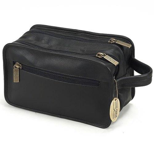 designer travel toiletry bag Claire Chase 771E-black Luxury Travel Kit New