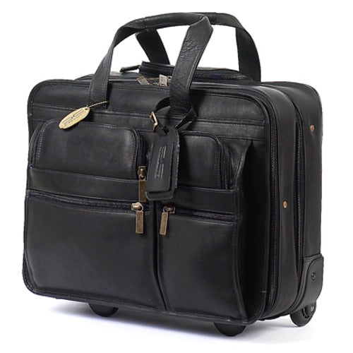 Claire Chase Rolling Computer Brief Assorted Colors - LuggageDesigners