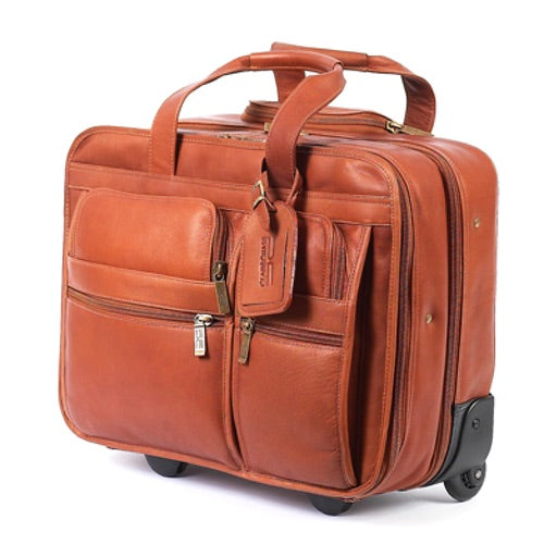 Claire Chase Rolling Computer Brief Assorted Colors - LuggageDesigners