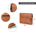 Zento Laptop Sleeve - Tan Brown Classy Leather Bags