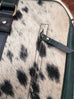 Cowhide laptop Bag Cowhide and Conchos