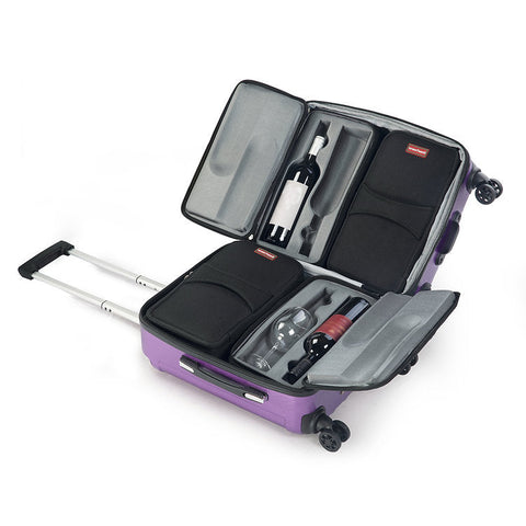 Hacienda 8-Bottle Wine Carrying Suitcase Dony Corp.