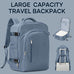Laptop Bag Travel Backpack For Women Large Capacity Easyjet Social Buzz eSIMs