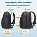 Business Casual Large Capacity Scalable Business Trip Travel Laptop Bag Backpack Men Social Buzz eSIMs