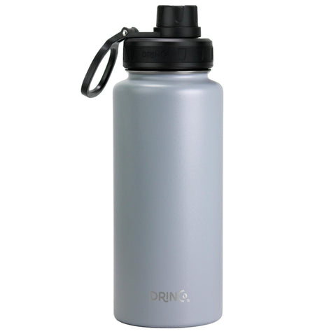 DRINCO® 32oz Stainless Steel Water Bottle - Asphalt Gray Mercantile Mountain
