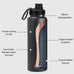 DRINCO® 40oz Stainless Steel Sport Water Bottle - Black Mercantile Mountain