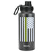 DRINCO® 32oz Stainless Steel Water Bottle-Thin Green-Black Mercantile Mountain