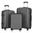 3-in-1 Multifunctional Large Capacity Traveling Storage Suitcase Luggage Set Dark Gray Mercantile Mountain