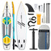 inflatable paddle board 11'6 touring Sup including sup paddle, paddleboard backpack, pump, leash Mercantile Mountain