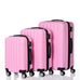 3-in-1 Multifunctional Large Capacity Traveling Storage Suitcase Pink Mercantile Mountain