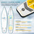 inflatable paddle board 11'6 touring Sup including sup paddle, paddleboard backpack, pump, leash Mercantile Mountain