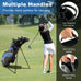 Golf Stand Cart Bag with 6-Way Divider Carry Pockets Mercantile Mountain