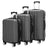 3-in-1 Multifunctional Large Capacity Traveling Storage Suitcase Luggage Set Dark Gray Mercantile Mountain