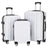 3-in-1 Multifunctional Large Capacity Traveling Storage Suitcase White Mercantile Mountain