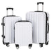 3-in-1 Multifunctional Large Capacity Traveling Storage Suitcase White Mercantile Mountain