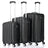 3-in-1 Multifunctional Large Capacity Traveling Storage Suitcase Black Mercantile Mountain