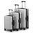 Luggage Expandable Suitcase PC+ABS 3 Piece Set with TSA Lock Spinner Mercantile Mountain