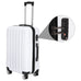 3-in-1 Multifunctional Large Capacity Traveling Storage Suitcase White Mercantile Mountain
