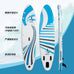 inflatable paddle board 11'  Sup including sup paddle, paddleboard backpack, pump, leash Mercantile Mountain