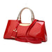 Fashionable Glossy Patent Leather Handbag for Brides Trendy Attic Store01