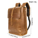 Leather Horse Leather Outdoor Bag Large Capacity Leisure Laptop Travel Backpack Social Buzz eSIMs
