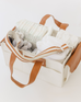 Magnolia Cream Diaper Caddy Baldwin Baby Company