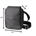FireBar Labs Smell Proof Messenger Bag - Lockable - Hidden Lock Safely Fashion Powered by FireBar Labs