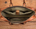 Full Grain Leather Briefcase Men's Leather Laptop Bag Shoulder Messenger Bag RockCow Leather Studio