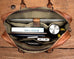 Full Grain Leather Briefcase Men's Leather Laptop Bag Shoulder Messenger Bag Gift for Him RockCow Leather Studio