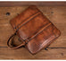 Full Grain Leather Briefcase Men's Leather Laptop Bag Shoulder Messenger Bag RockCow Leather Studio