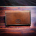 Hand Tooled Check Book Cover Cowhide and Conchos