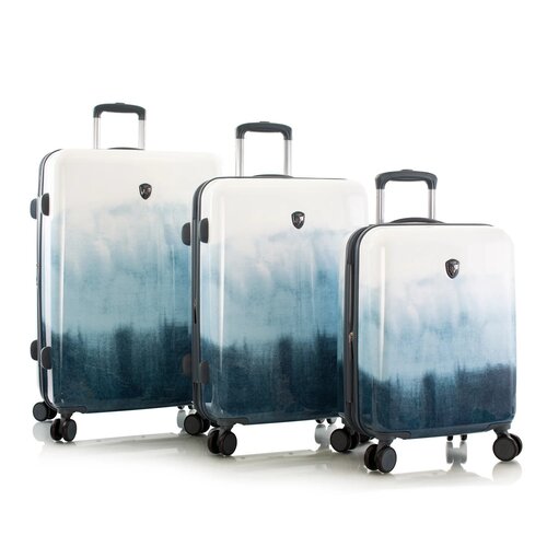 Heys Tie Dye Blue 3Pc Spinner Set Heys