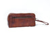 The Single Section Toiletry- Brown Classy Leather Bags