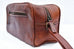 The Single Section Toiletry- Brown Classy Leather Bags