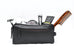 The Twin Section Toiletry- Black Classy Leather Bags