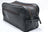 The Twin Section Toiletry- Black Classy Leather Bags