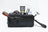 The Single Section Toiletry- Black Classy Leather Bags