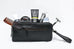 The Single Section Toiletry- Black Classy Leather Bags