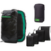 Island Hopper Travel Bundle - Backpack + Toiletry Bag + Compression Packing Cubes with YKK COR Surf