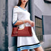 Fashionable Glossy Patent Leather Handbag for Brides Trendy Attic Store01