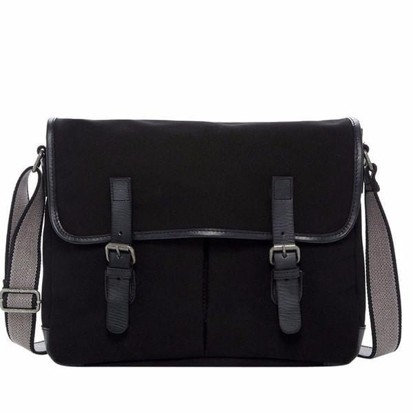 Jack Georges Canvas Messenger Bag Black