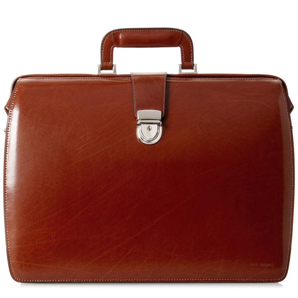 Jack Georges Elements Collection Classic Briefbag Cognac