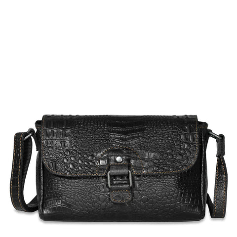 Jack Georges Hornback Croco Emma Petite Crossbody Bag Jack Georges