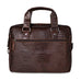 Jack Georges Hornback Croco Professional Zippered Briefcase Jack Georges