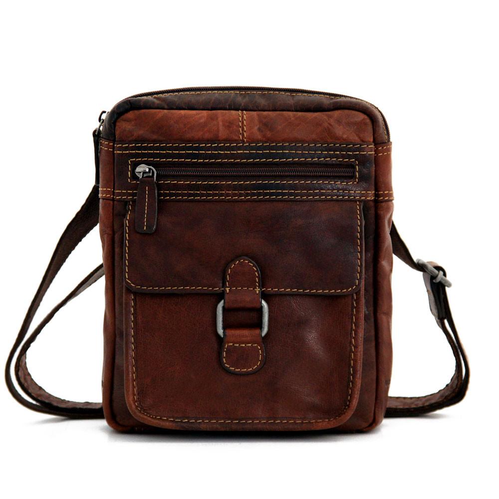 Jack Georges Voyager Collection Cross Body Brown