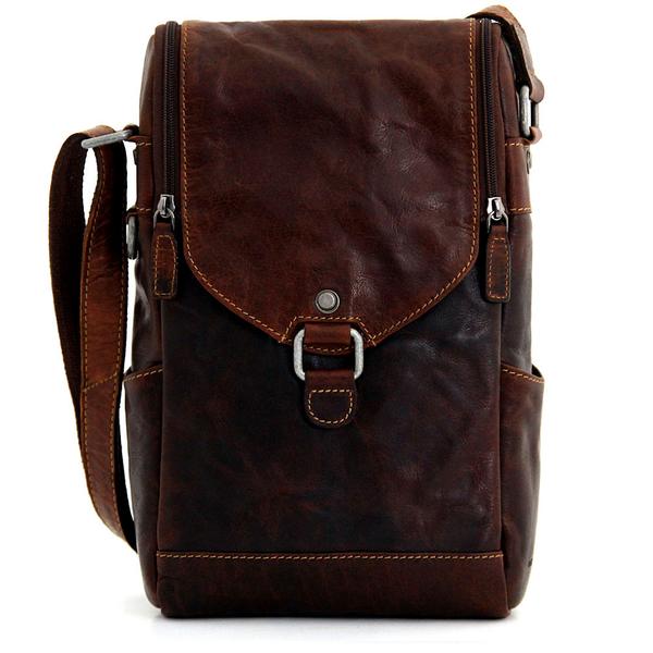 Jack Georges Voyager Crossbody Messenger and Wine Bag