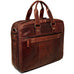 Jack Georges Voyager Large Triple Gusset Travel Briefcase Brown