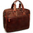 Jack Georges Voyager Large Triple Gusset Travel Briefcase Brown