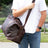 Jack Georges Voyager Leather Duffel Bag - LuggageDesigners