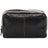 Jack Georges Voyager Leather Zip Toiletry Bag Black